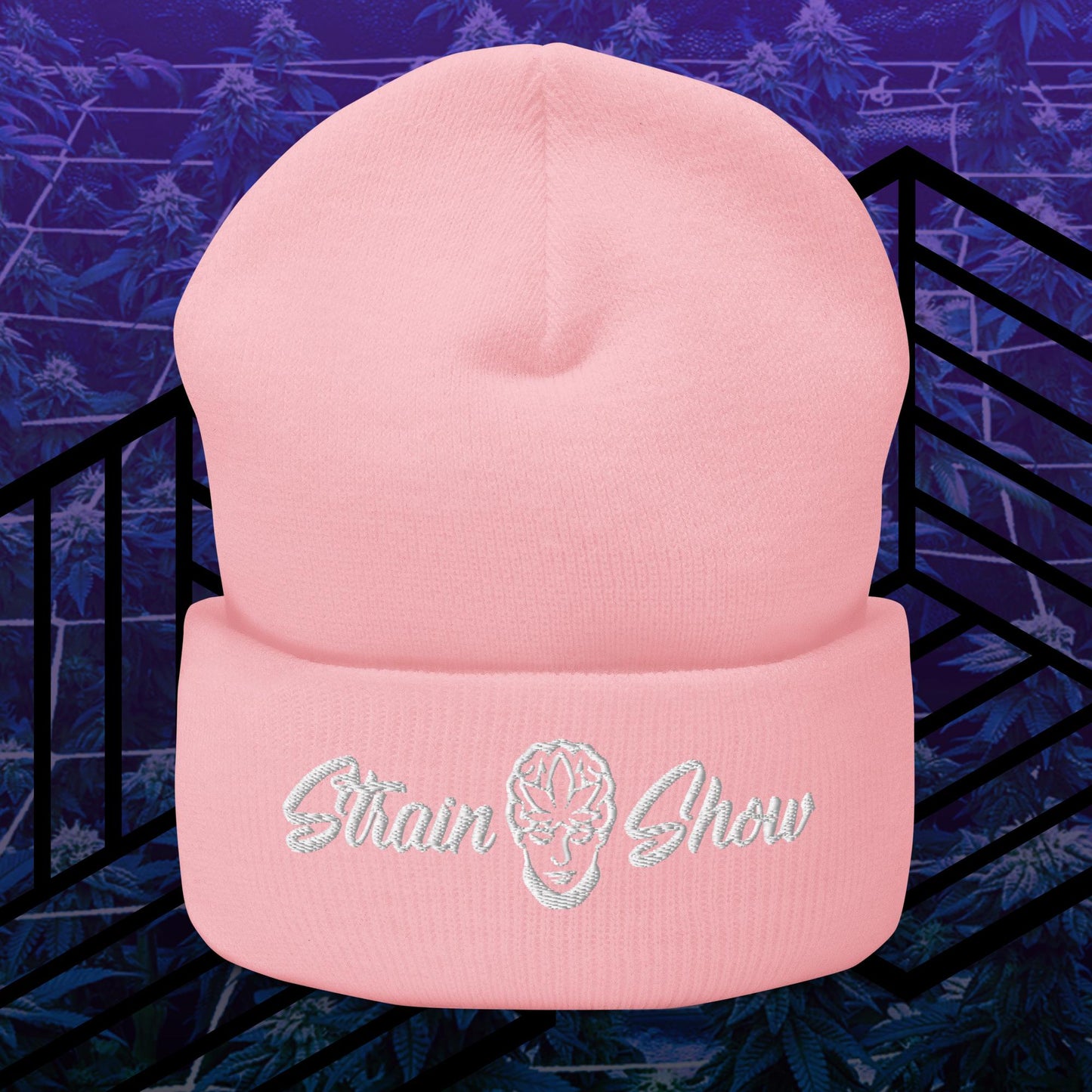 Strain Show Embroidered Beanie