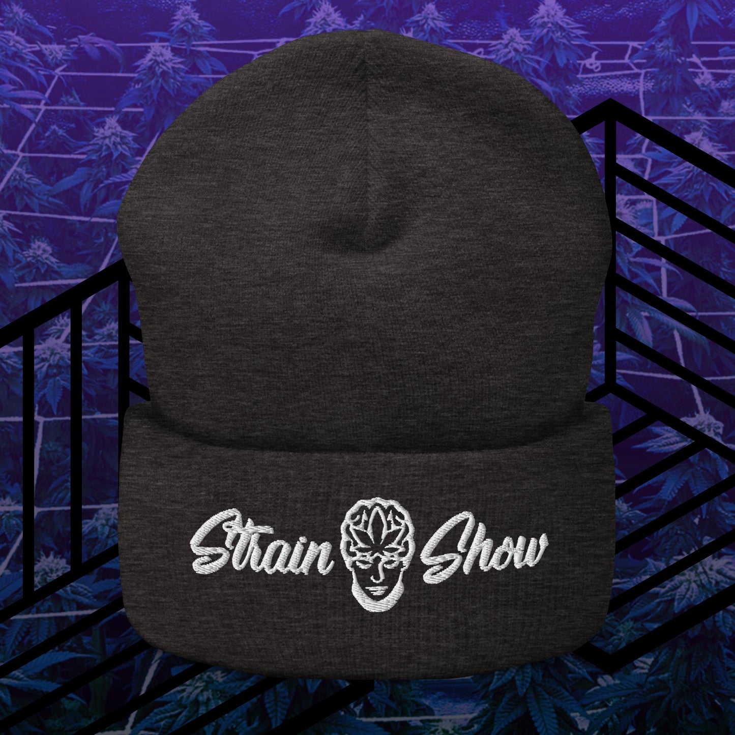 Strain Show Embroidered Beanie