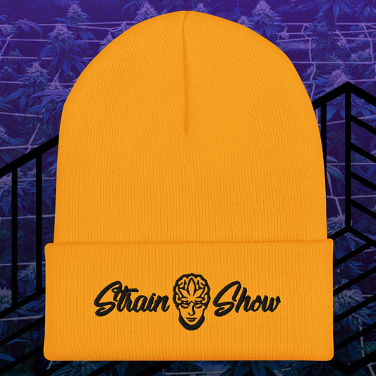 Strain Show Embroidered Beanie (Dark Stitch)