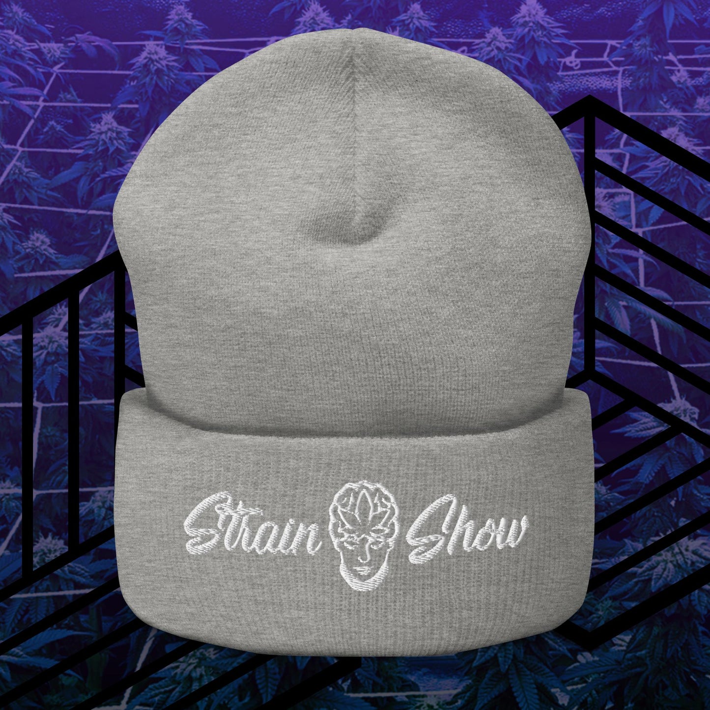 Strain Show Embroidered Beanie