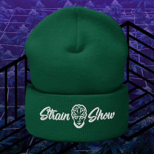 Strain Show Embroidered Beanie