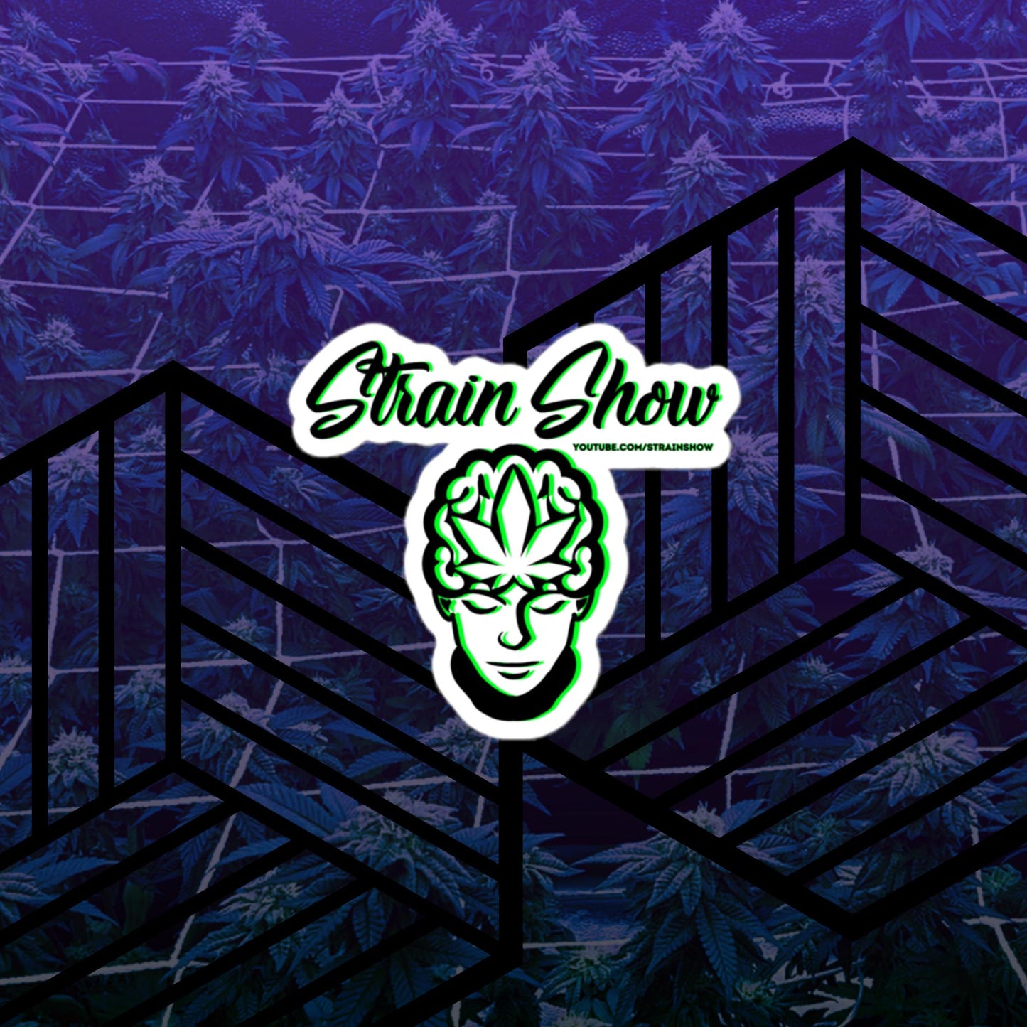 Strain Brain Vinyl Sticker