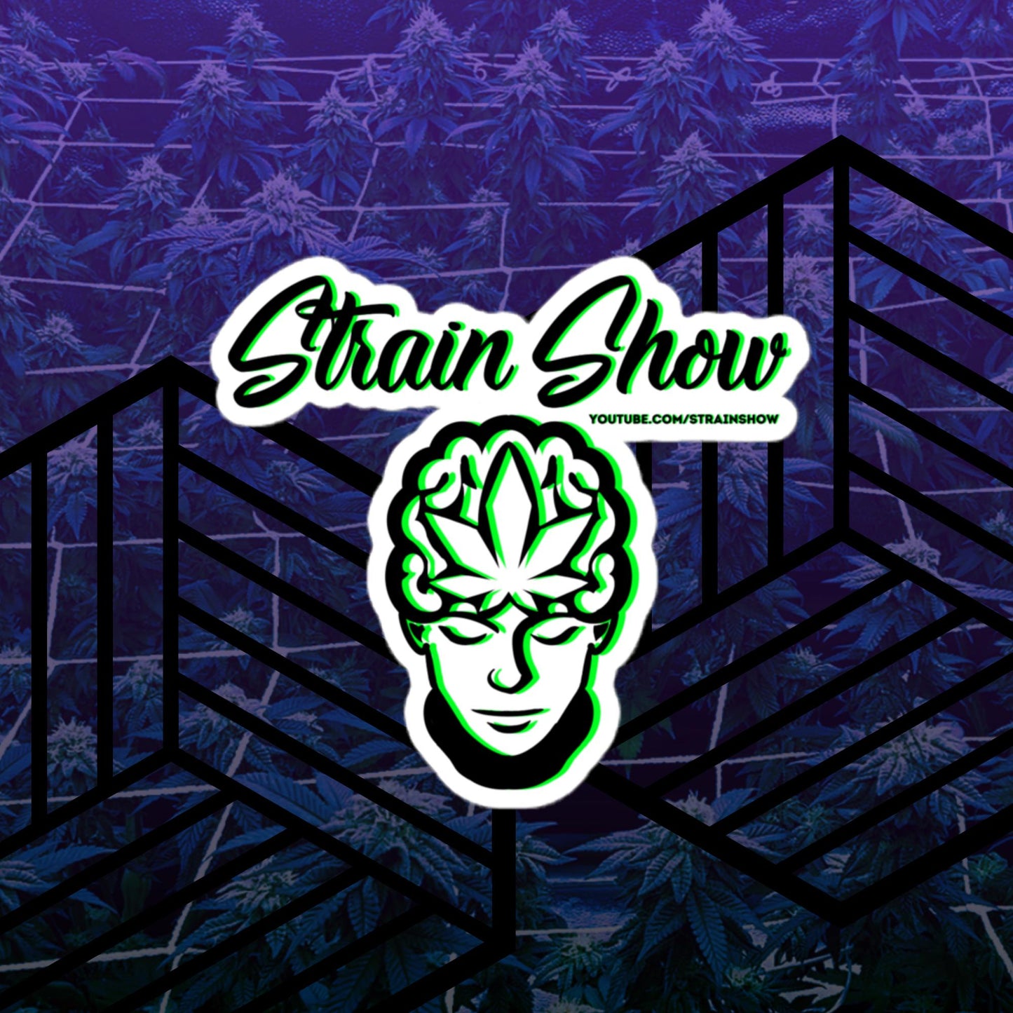 Strain Brain Vinyl Sticker