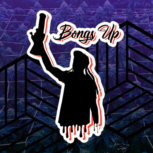 Bongs Up Vinyl Sticker