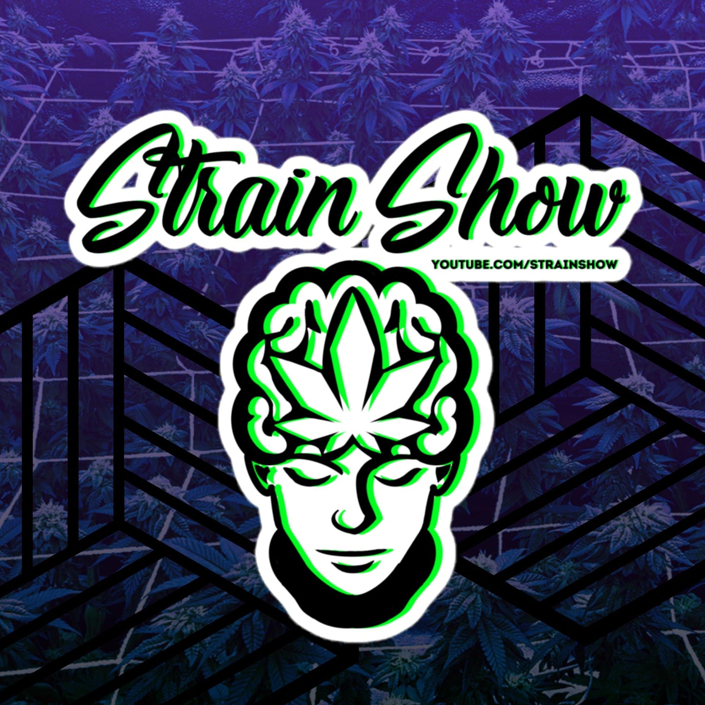 Strain Brain Vinyl Sticker