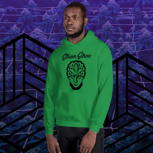 Strain Brain Embroidered Sleeve Hoodie