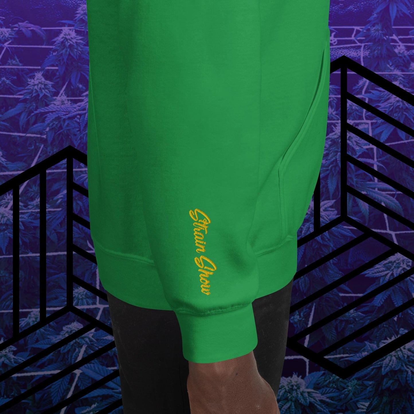 Garden Gang Embroidered Sleeve Hoodie