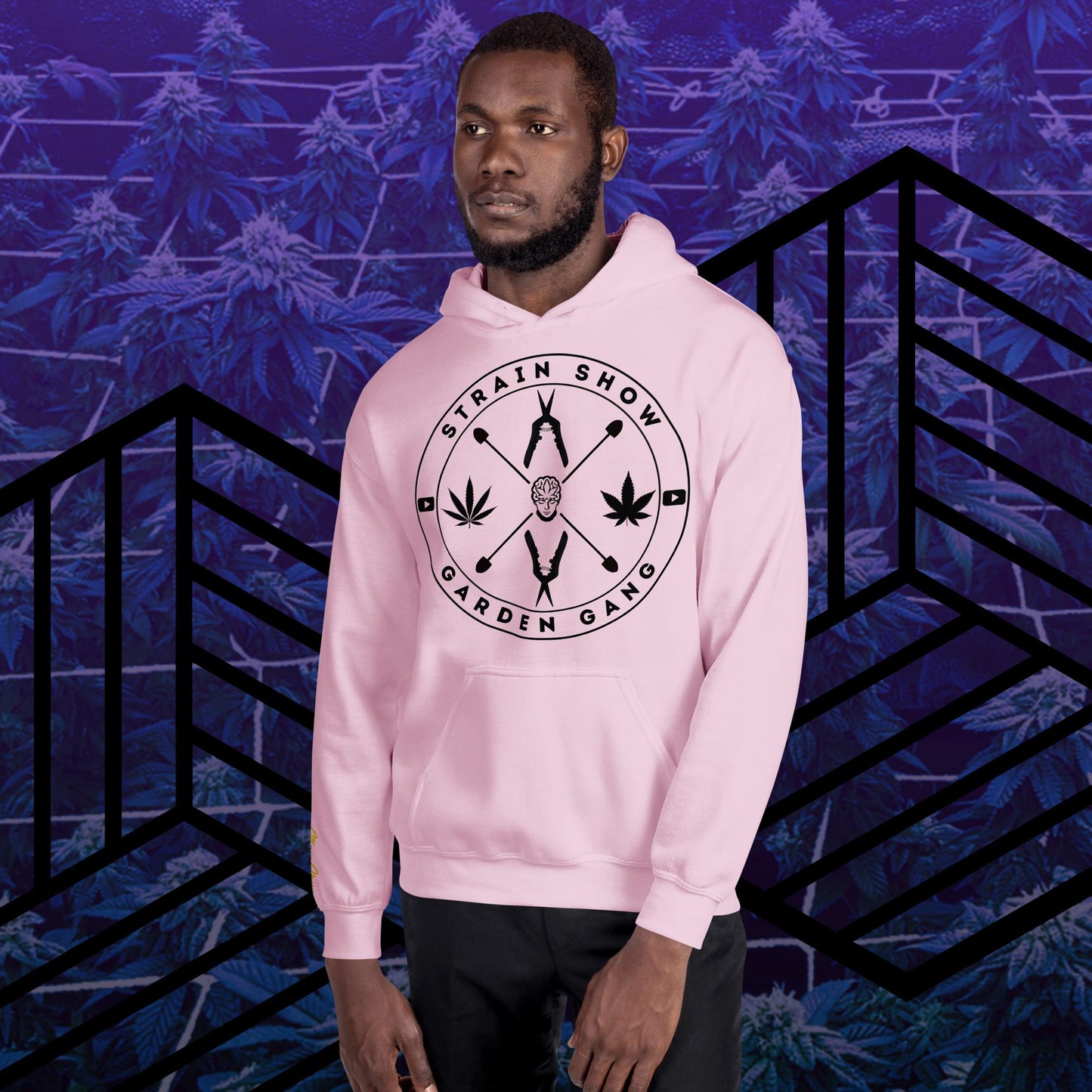 Garden Gang Embroidered Sleeve Hoodie