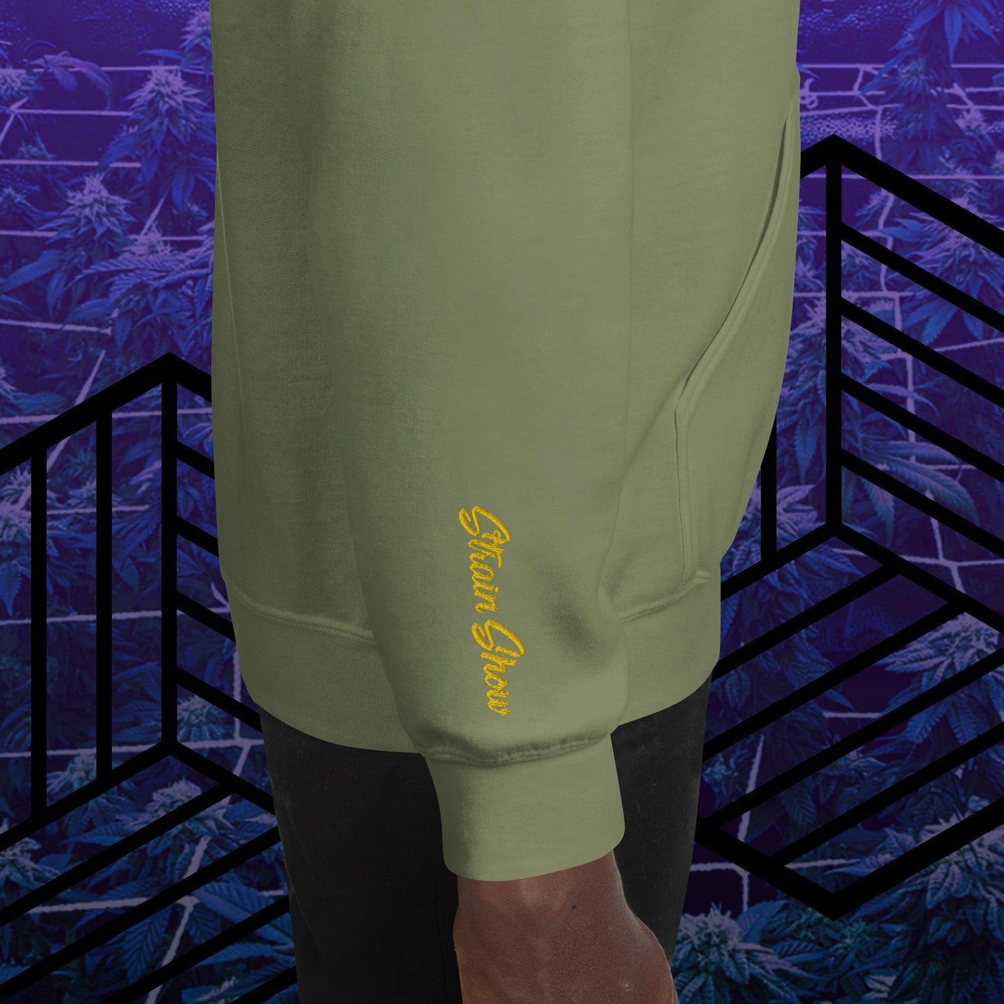 Garden Gang Embroidered Sleeve Hoodie