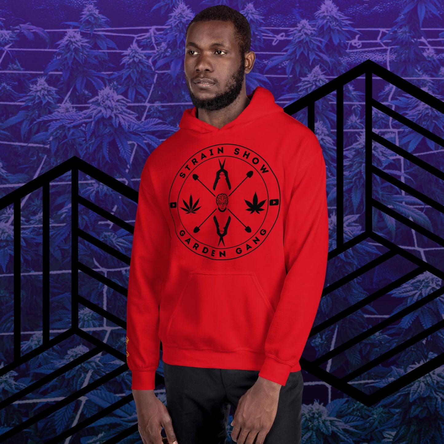 Garden Gang Embroidered Sleeve Hoodie
