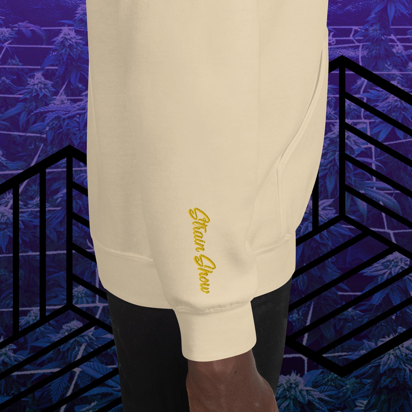 Garden Gang Embroidered Sleeve Hoodie