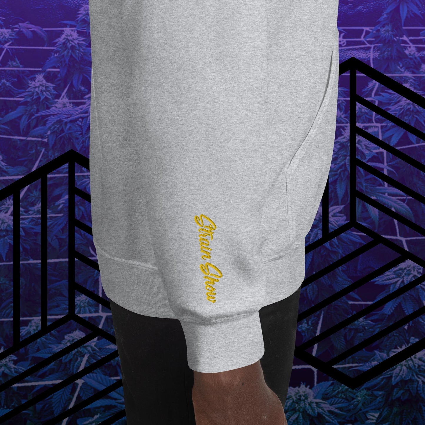 Garden Gang Embroidered Sleeve Hoodie